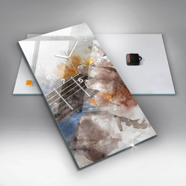Orologio verticale Grafica per chitarra