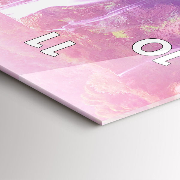 Orologio verticale in vetro Cascata Jiulong Cina