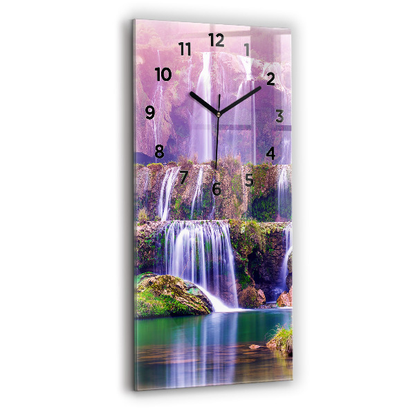Orologio verticale in vetro Cascata Jiulong Cina