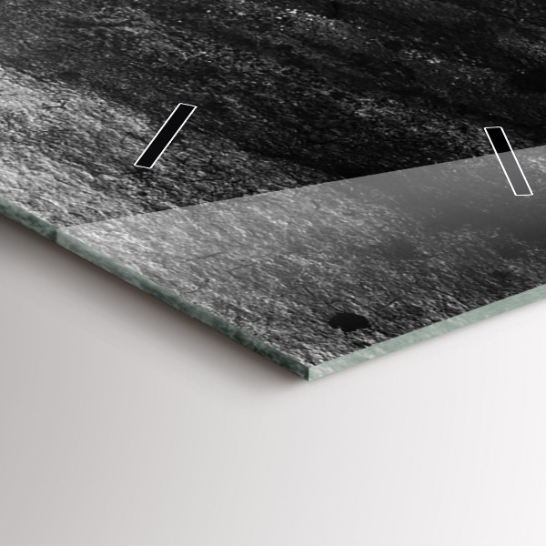 Orologio verticale in vetro Donna con cappello