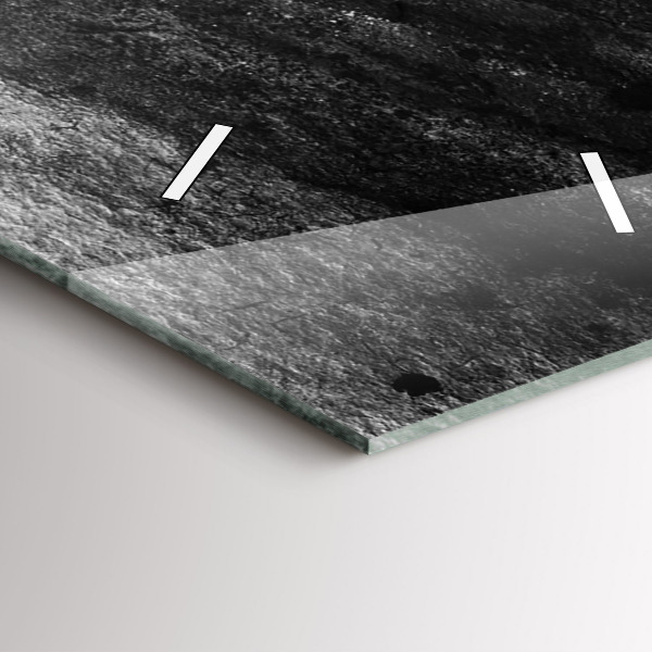 Orologio verticale in vetro Donna con cappello