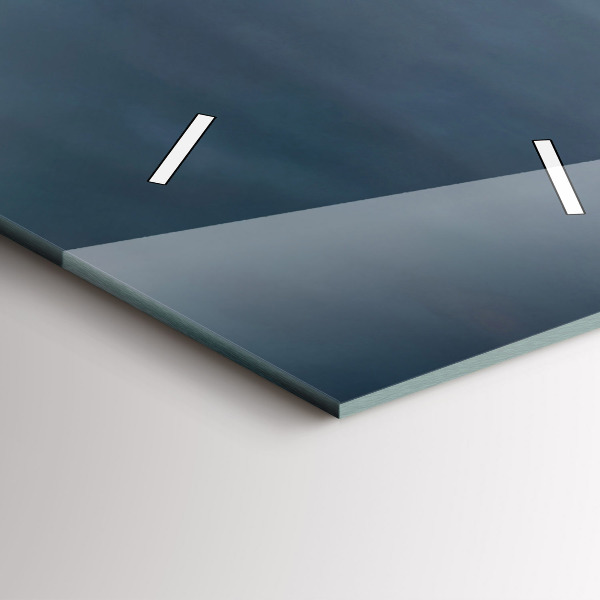 Orologio verticale in vetro Uomo in motocicletta