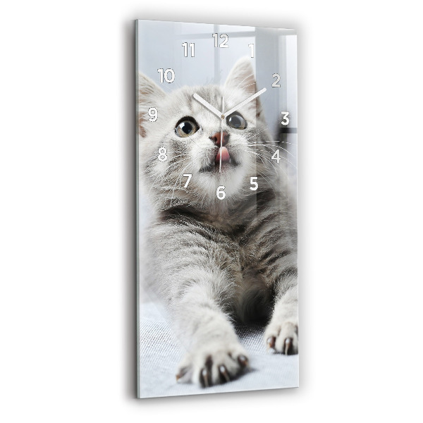 Orologio verticale Gatto sul divano