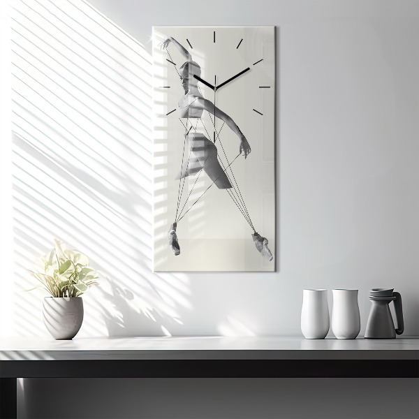 Orologio verticale Ballerina astratta