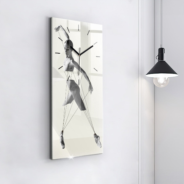 Orologio verticale Ballerina astratta