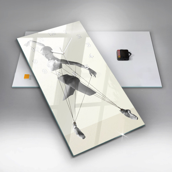 Orologio verticale Ballerina astratta
