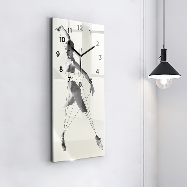 Orologio verticale Ballerina astratta