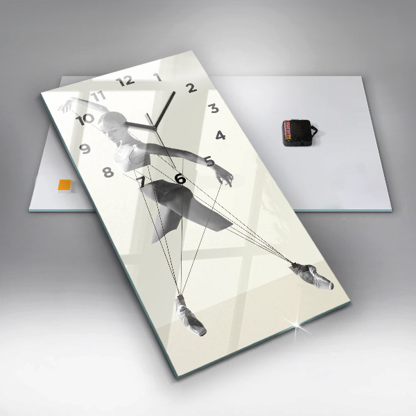 Orologio verticale Ballerina astratta