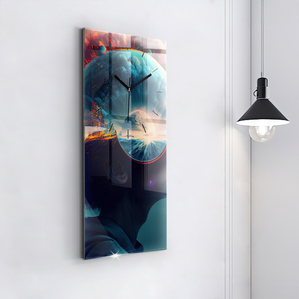 Orologio verticale Mondo futuristico