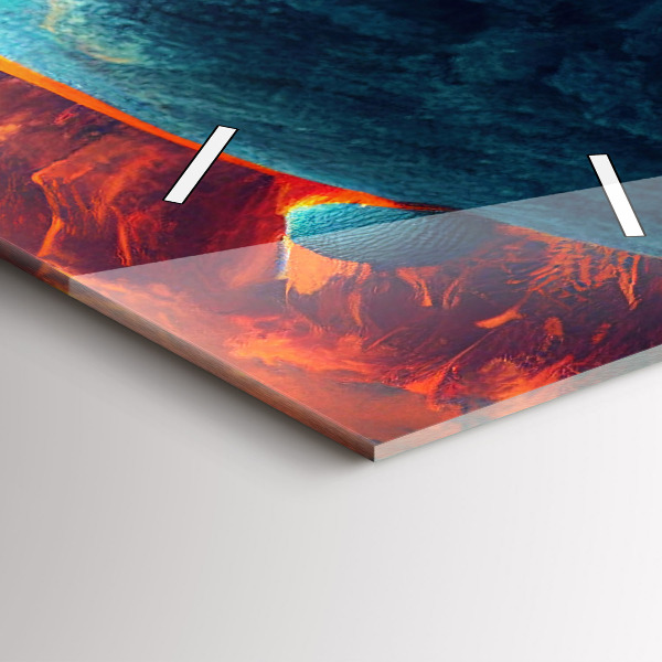 Orologio verticale Mondo futuristico