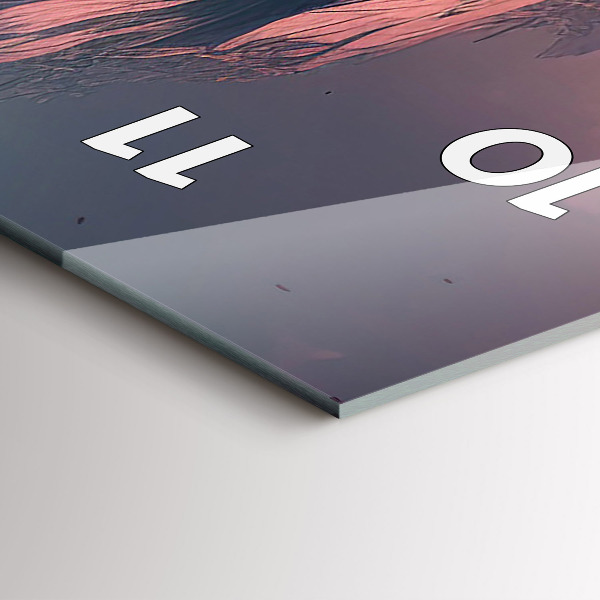 Orologio verticale Foresta e montagne magiche