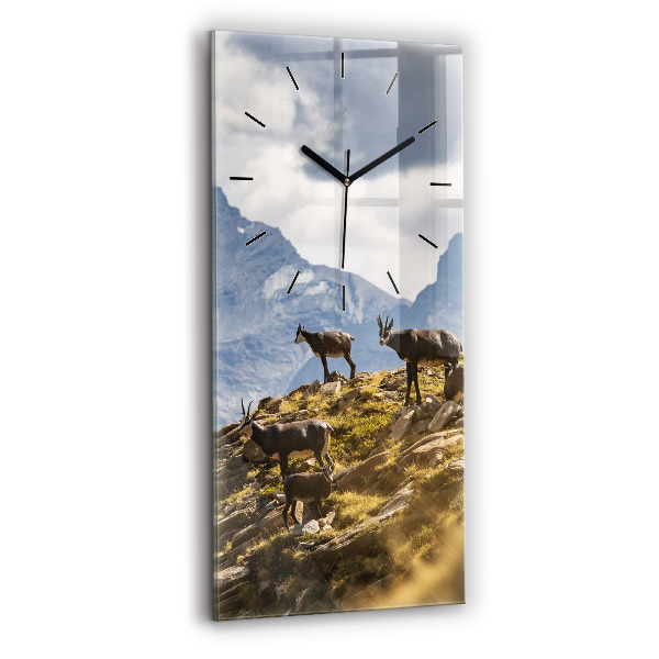 Orologio verticale in vetro Capra in Valle d'Aosta