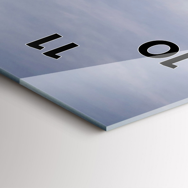 Orologio verticale in vetro Surfista di Barcellona