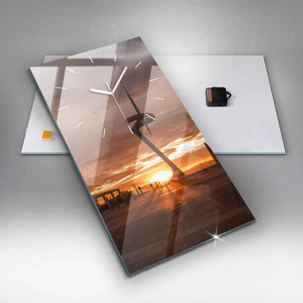 Orologio verticale Parco Olimpico di Barcellona