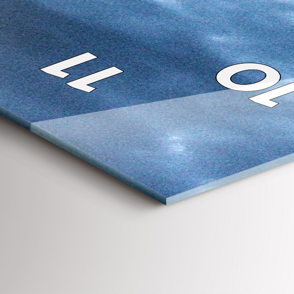 Orologio verticale in vetro Panorama di New York