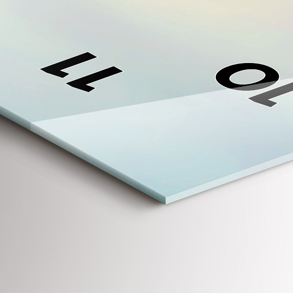 Orologio verticale in vetro Panorama del Big Ben di Londra