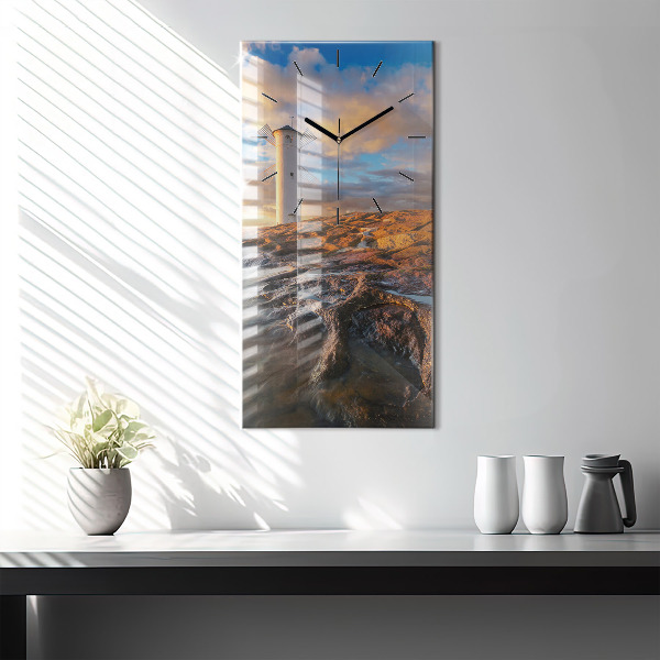 Orologio verticale Il Faro e il Mar Baltico