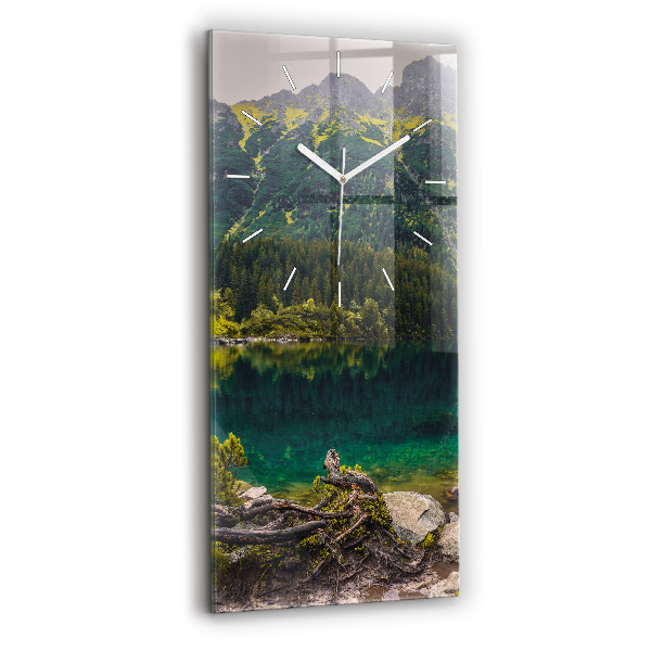 Orologio verticale in vetro Morskie Oko nei Monti Tatra