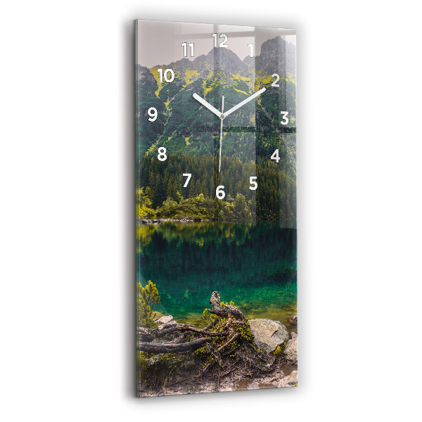 Orologio verticale in vetro Morskie Oko nei Monti Tatra