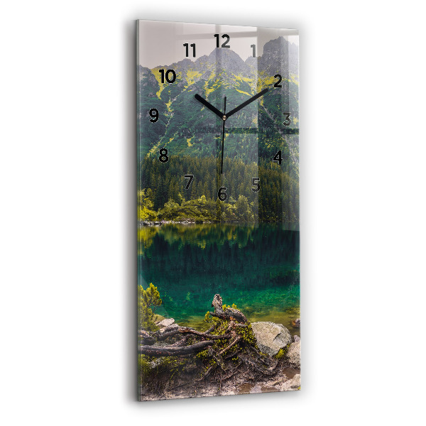 Orologio verticale in vetro Morskie Oko nei Monti Tatra