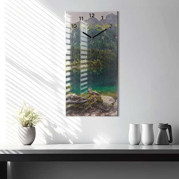 Orologio verticale in vetro Morskie Oko nei Monti Tatra