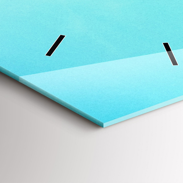 Orologio verticale in vetro Montagna e fiume in Polonia