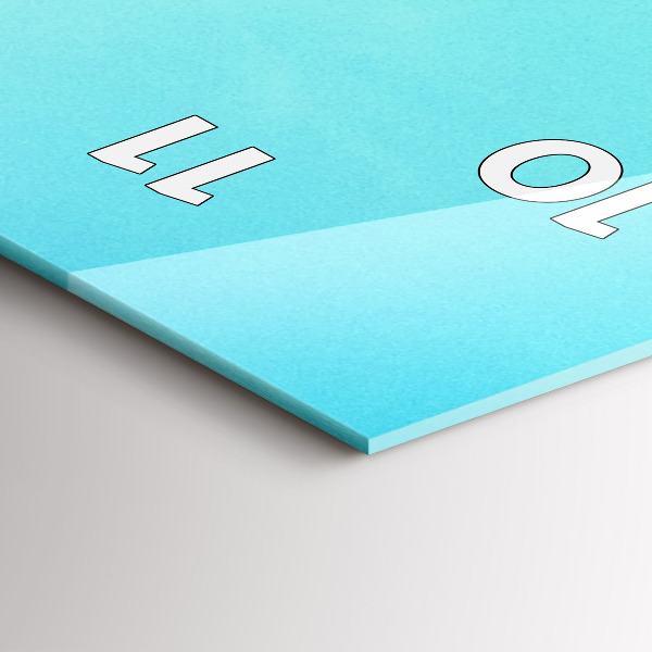 Orologio verticale in vetro Montagna e fiume in Polonia