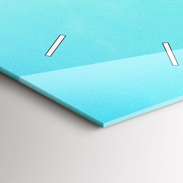 Orologio verticale in vetro Montagna e fiume in Polonia