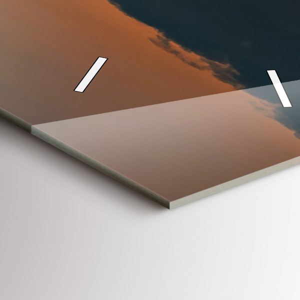 Orologio verticale in vetro Girasoli nel prato