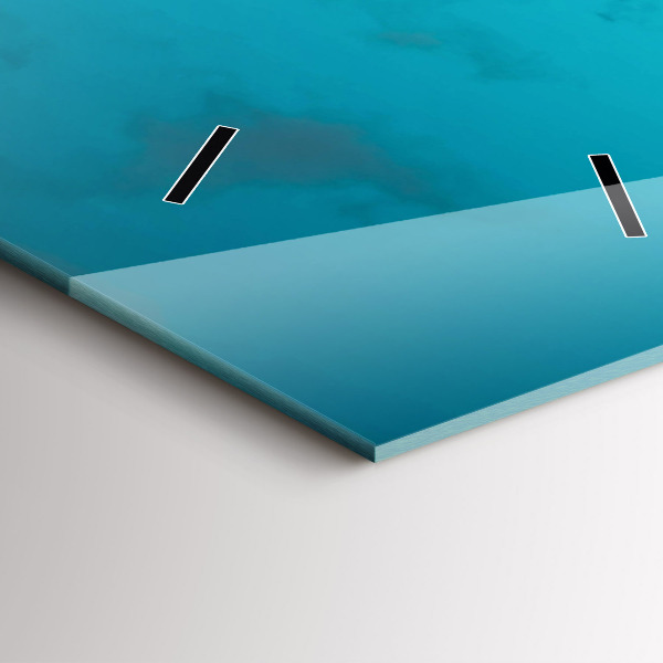 Orologio verticale in vetro Donna sulla strada