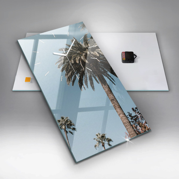 Orologio verticale in vetro Palme a Los Angeles