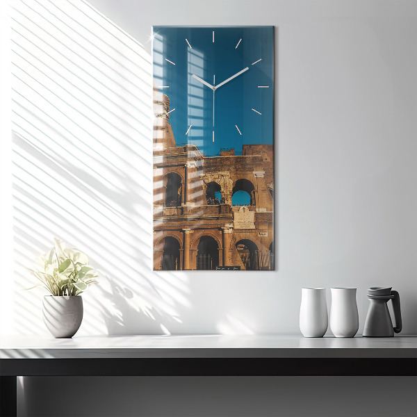 Orologio verticale in vetro Il Colosseo in Italia
