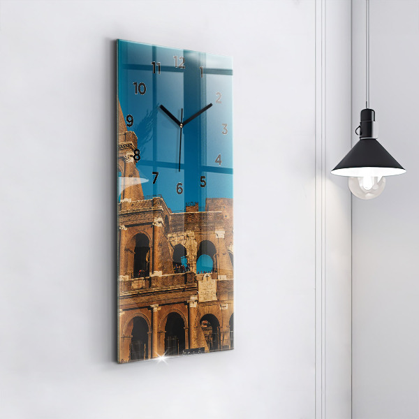 Orologio verticale in vetro Il Colosseo in Italia