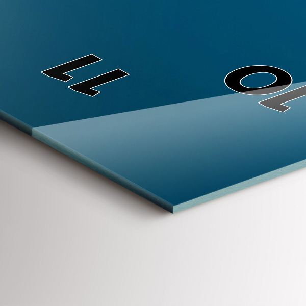 Orologio verticale in vetro Il Colosseo in Italia