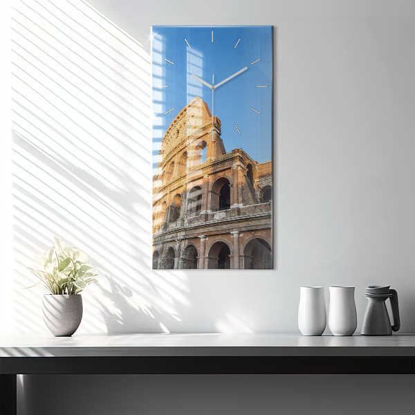 Orologio verticale in vetro Colosseo a Roma