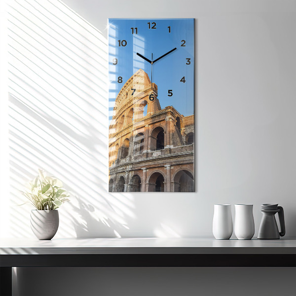 Orologio verticale in vetro Colosseo a Roma