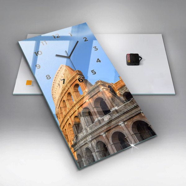 Orologio verticale in vetro Colosseo a Roma