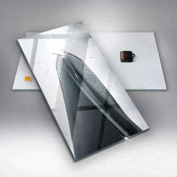 Orologio verticale in vetro Grattacielo a Milano