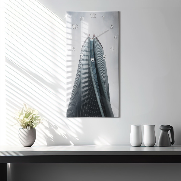 Orologio verticale in vetro Grattacielo a Milano