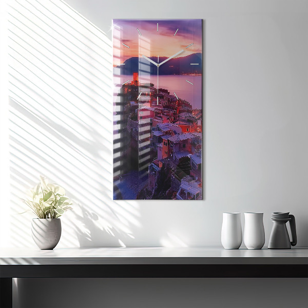 Orologio verticale in vetro L'iscrizione Ricordi