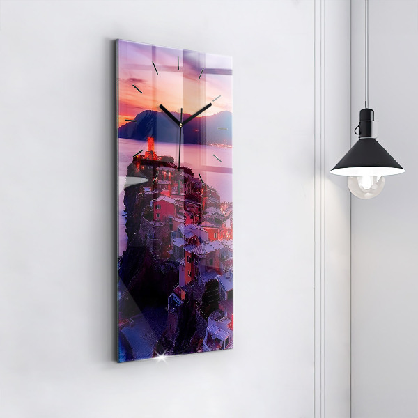 Orologio verticale in vetro L'iscrizione Ricordi