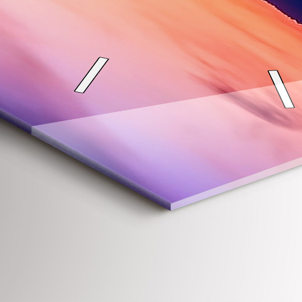 Orologio verticale in vetro L'iscrizione Ricordi