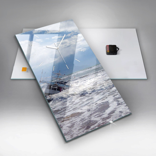 Orologio verticale in vetro Imbarcazione affondata