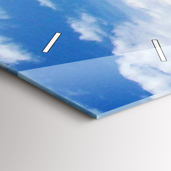 Orologio verticale in vetro Imbarcazione affondata