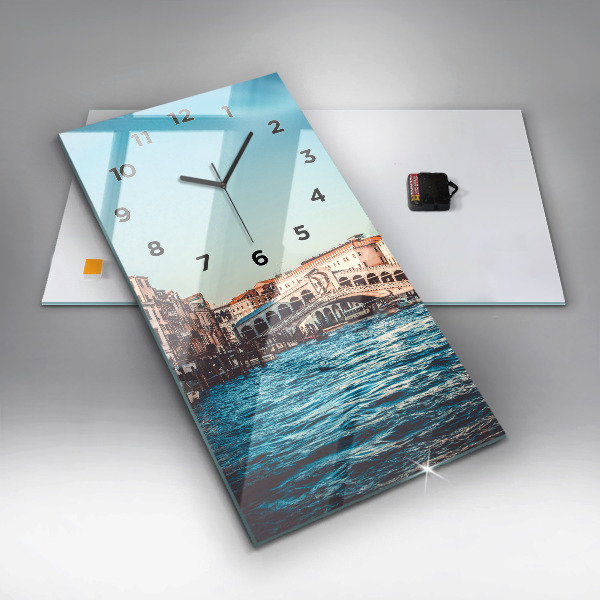 Orologio verticale in vetro Ponte di Rialto a Venezia