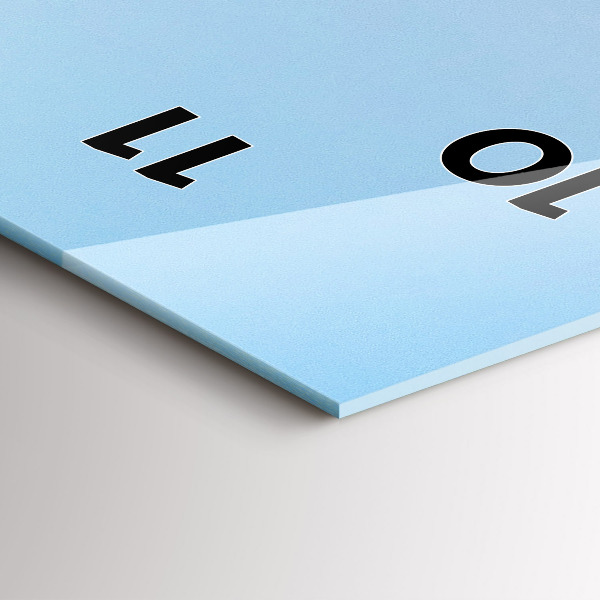 Orologio verticale in vetro Yacht a Tenerife