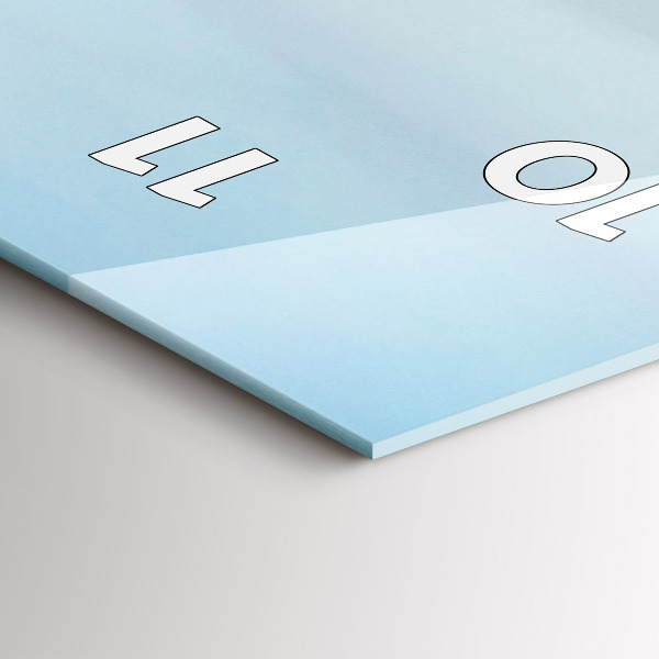 Orologio verticale in vetro Ponte Carlo a Praga