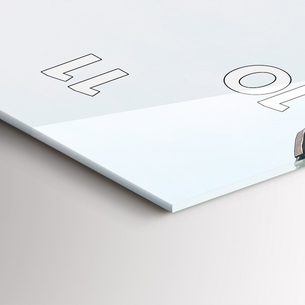 Orologio verticale in vetro Casa danzante Praga