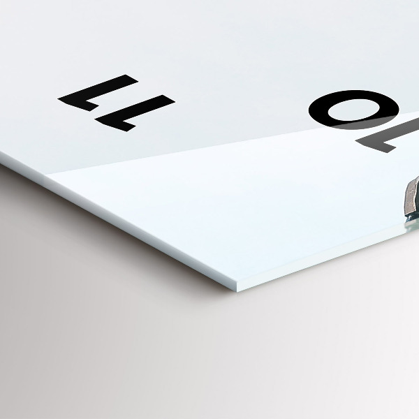 Orologio verticale in vetro Casa danzante Praga