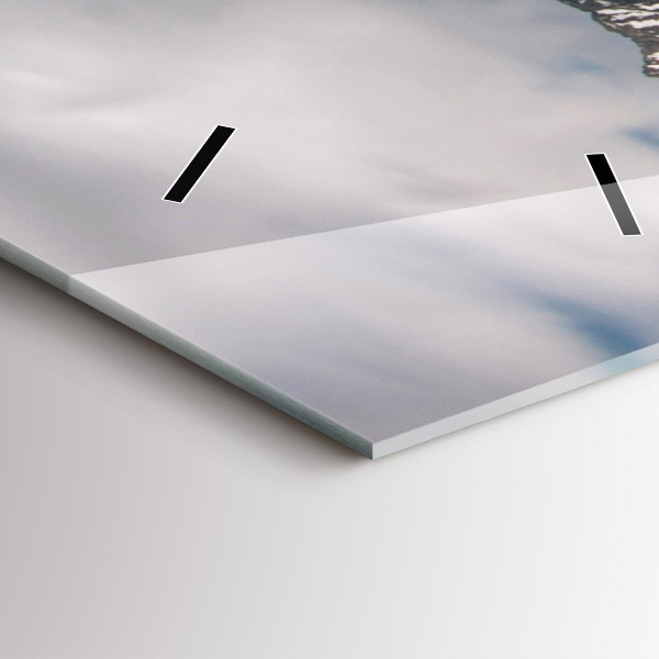 Orologio verticale in vetro Alti Tatra in Slovacchia